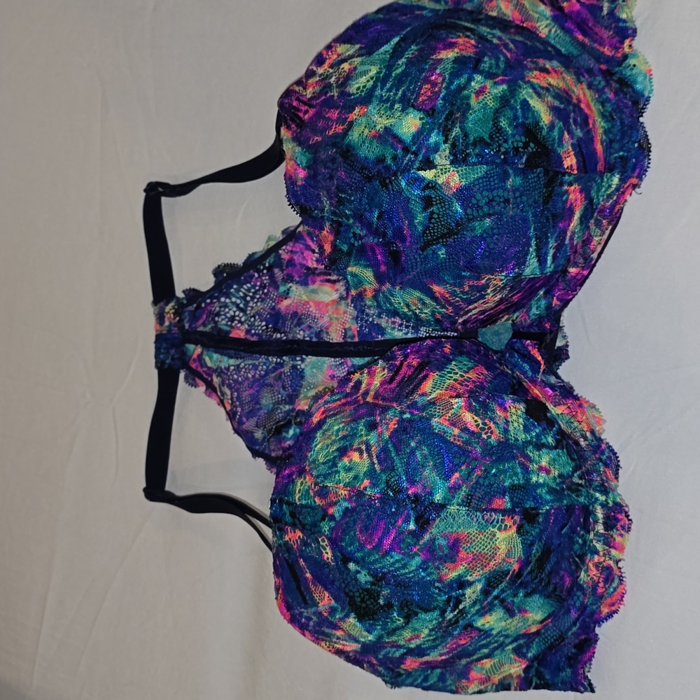Pink by Victoria's secret racerback multicolored bra